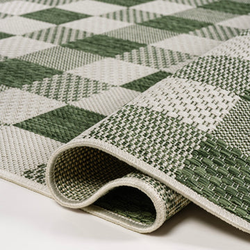 Darcy Traditional Geometric Bold Gingham Area Rug